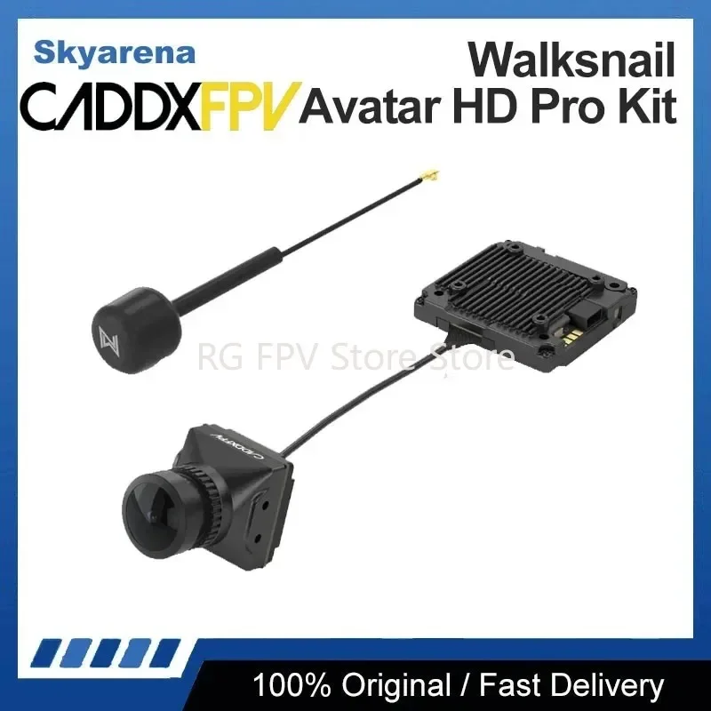 

Walksnail Avatar HD Pro Kit 1080P 120fps Compatibility 22ms Low Latency 4km Range Built-in 32G Storage Sony Starvis Ⅱ Technology