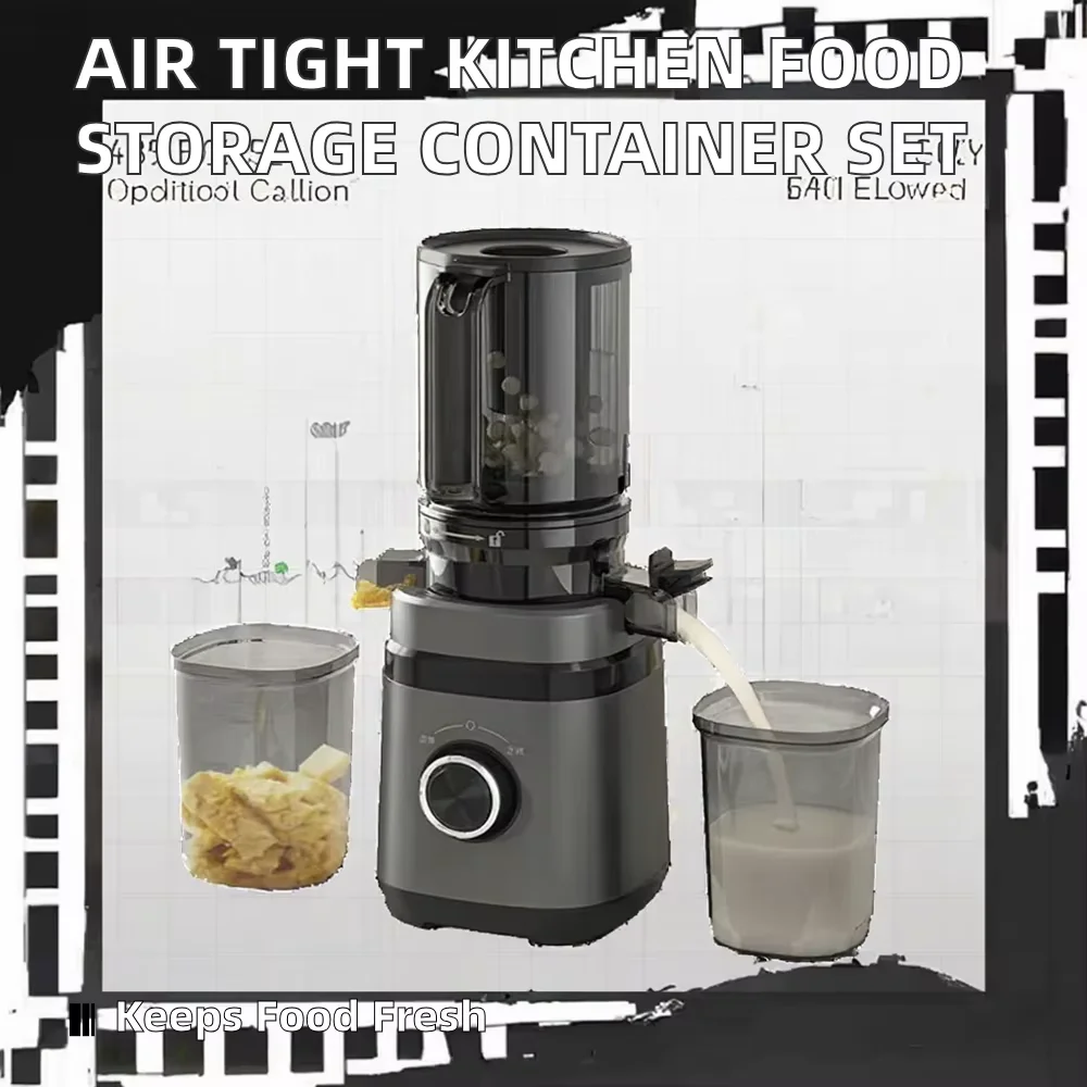 Automatic Slow Masticating Juicer Large Caliber Home Car Use Electric Fruit Pure Juice Brushless Motor Residue Separation