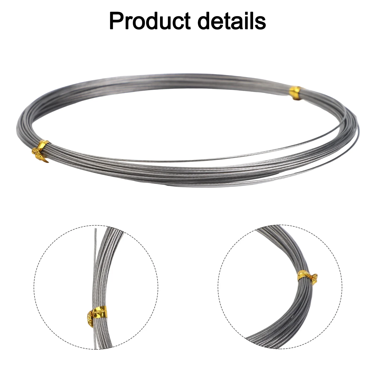 304 Stainless Steel Fishing Leader Wire Flexible Yet for Saltwater Fishing BiteProof with Various Test Strengths