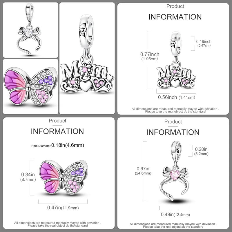 3-teiliges Charm-Perlen-Set, bunte Emaille-Tier-, Blumen- und Herz-Anhängerperlen für DIY-Armband, Halskette, Schmuckherstellung, Geschenk für Frauen und Mädchen – Detail 19