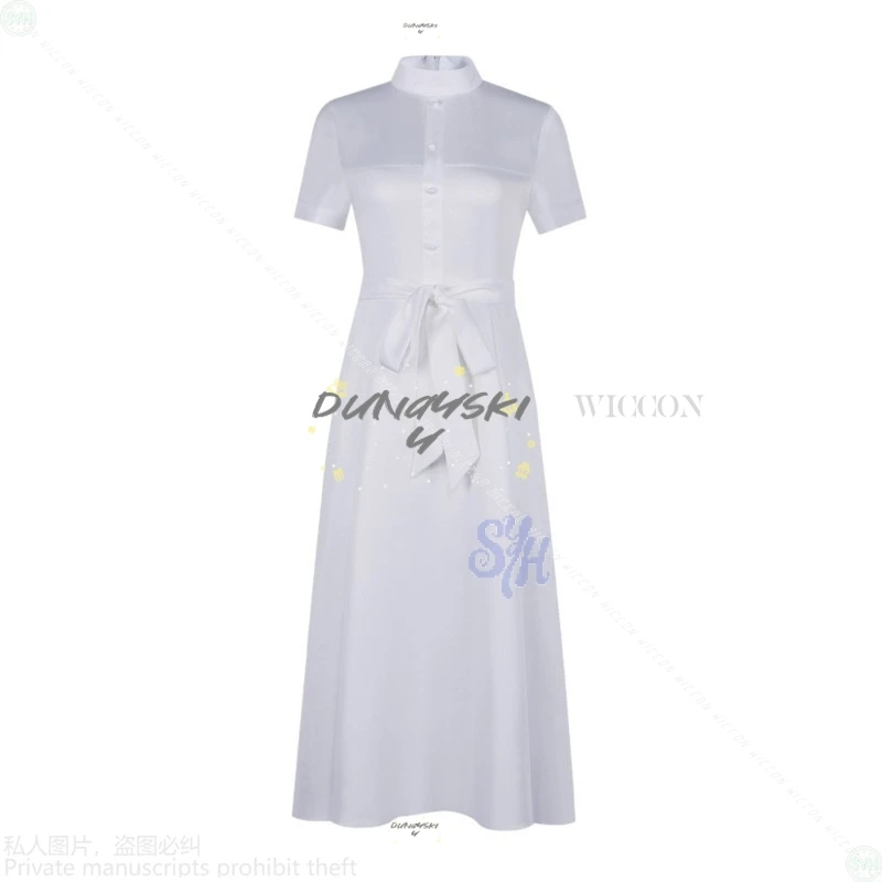 Oumi shiori cosplay traje novo anime este monstro quer me come branco longo kawaii lolita vestido 150cm longo bonito perucas dia das bruxas