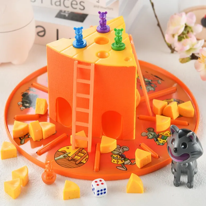 Juego de mesa de gato y ratón, pastel, queso, juguetes interactivos para padres e hijos, entretenimiento para niños y niñas, juego de fiesta, juguete para chico