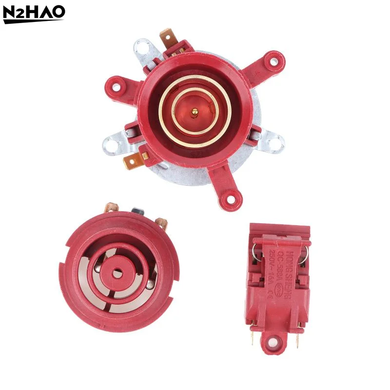 1Set New  Red/White Electric Kettle Base Thermostat Temperature Switch Connector Coupler Socket Household Acessories