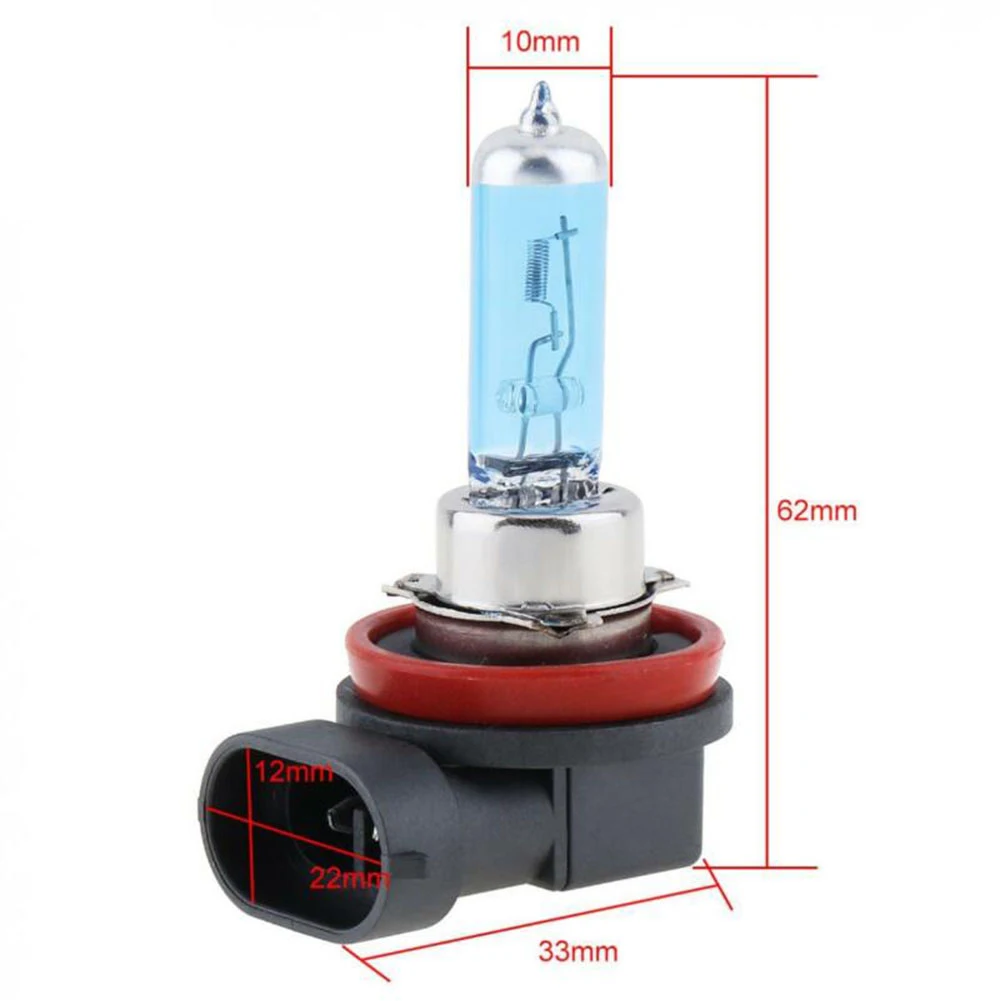 for h11 Fog Light Headlight Lamps Parts Quartz Replacement Bright White Xenon 12V Accessories Useful  for h11