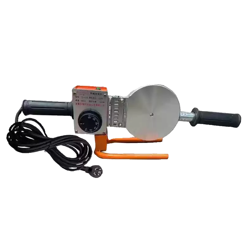 PPR PE Pipe Hot Melt Welding Machine, High‑Power Adjustable Temperature, 110 Round Head Anti‑Scald Plumbing Tool