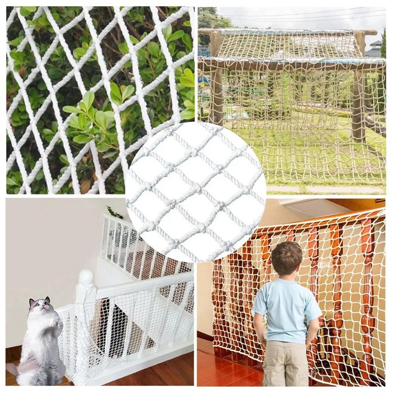 2X Pet Child Safety Net Home Pet Dog Cat Balcony Railing Stairs Fence A