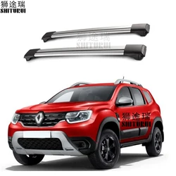 For Dacia Duster Renault  DUSTRT 2018 2019 2020 2021 2022 Aluminum Alloy Side Bars Cross Rails Roof Rack Luggage LOAD 200KG