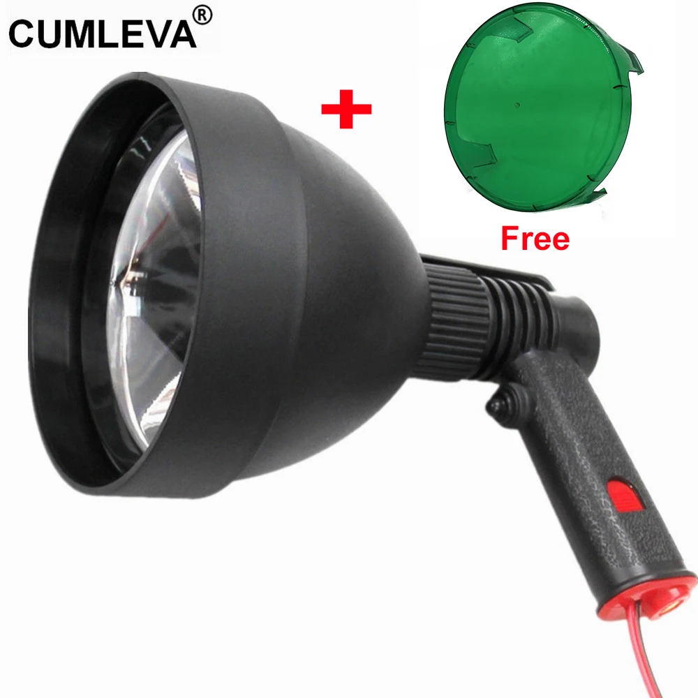 USA  Luminus SST-40 25W 45W 65W 2500LM   LED Handheld Spotlight Professional  Hunting Light 12V 150MM Portable Spotlight Torch