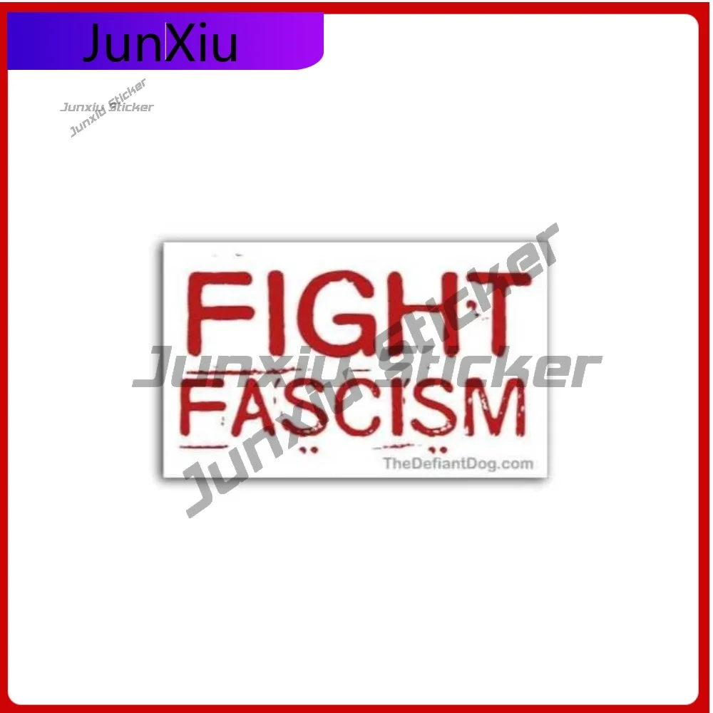 

Fight Fascism Exterior Decal Waterproof Sticker X 500 Motorcycle Stickers Custom Decals Bike Accessories Cover Scratch Stickers