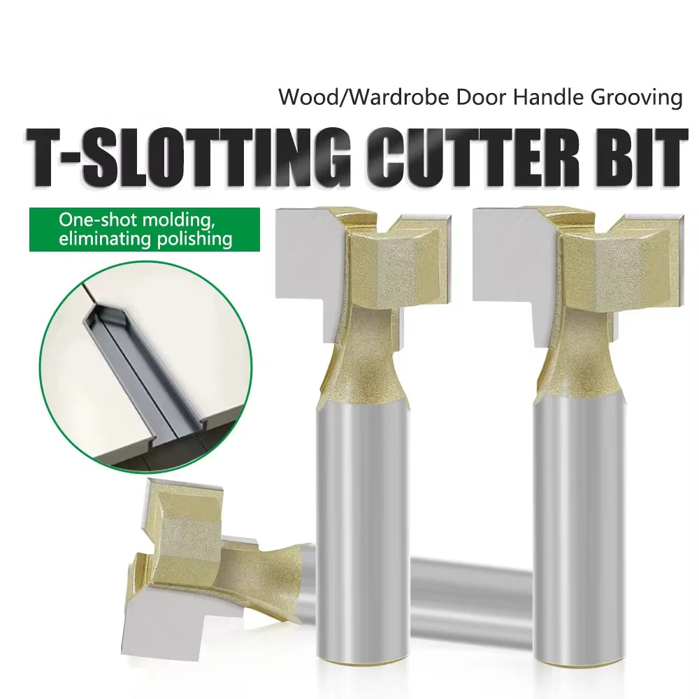 

1 шт. 1/2 "12,7 мм фреза с хвостовиком, резьба по дереву, Т-образная долбежная фреза, легированная сталь, профессиональная высокая для деревообработки