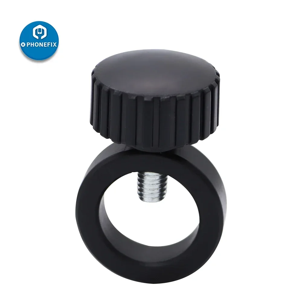 Industrial Stereo Microscope Video Camera Stand Holder Metal Pillar Bar 25mm 32mm Fixing Ring with Screw Microscope Accessories