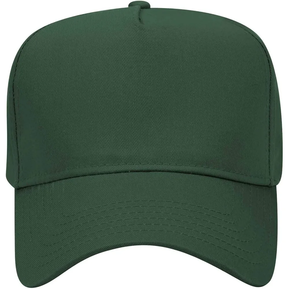 قبعة متوسطة المستوى مكونة من 5 ألواح للبيع بالجملة، 12 عبوة، قبعة بيسبول كلاسيكية، متينة وأنيقة، مثالية لرياضات الفريق والرياضات الخارجية