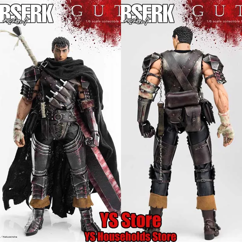 

ThreeZero 3Z06750W0 1/6 Scale Ber-serk Guts Movable Man Action Figure Brave Guy Delicate 12" Full Set Soldier Model Toys Fans