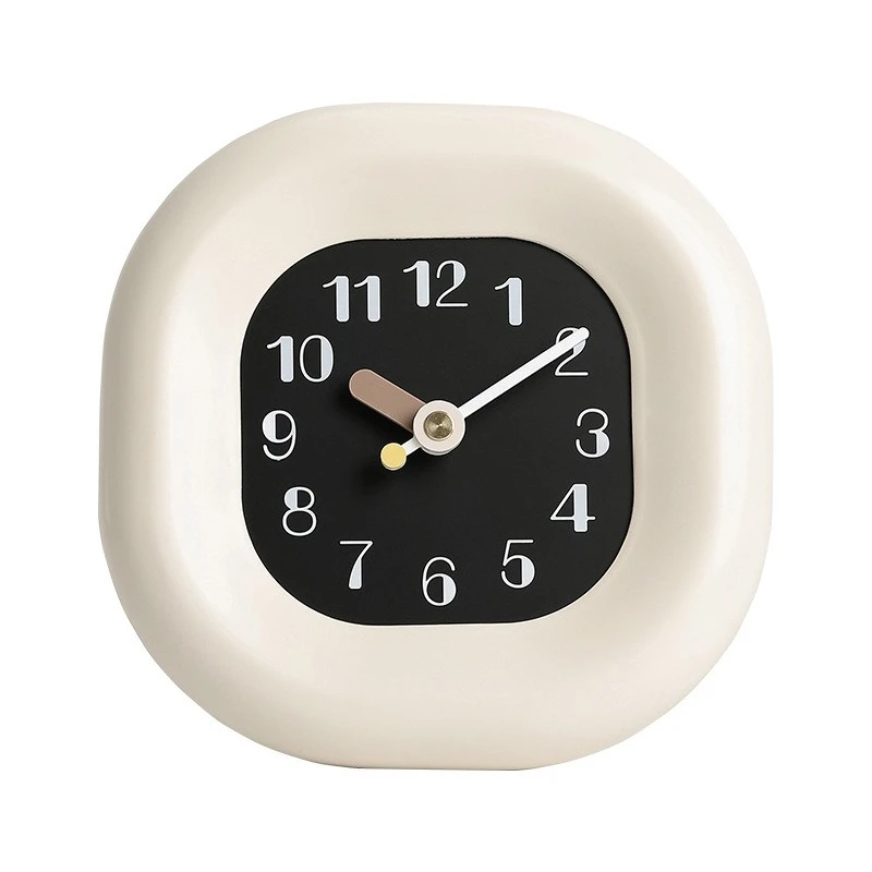 

Home living room entrance decoration ornament office desktop jewelry creative cream wind clock