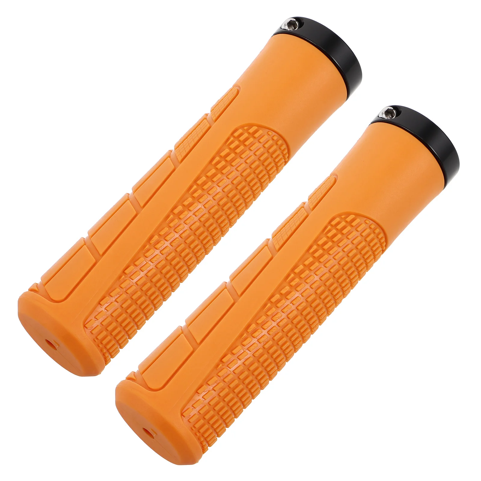 

2pcs Bicycle Handle Grips Soft Non-Slip Rubber Mountain Bike Grips Shock Absorption Durable For Road Fixed Gear Tricycle Kids