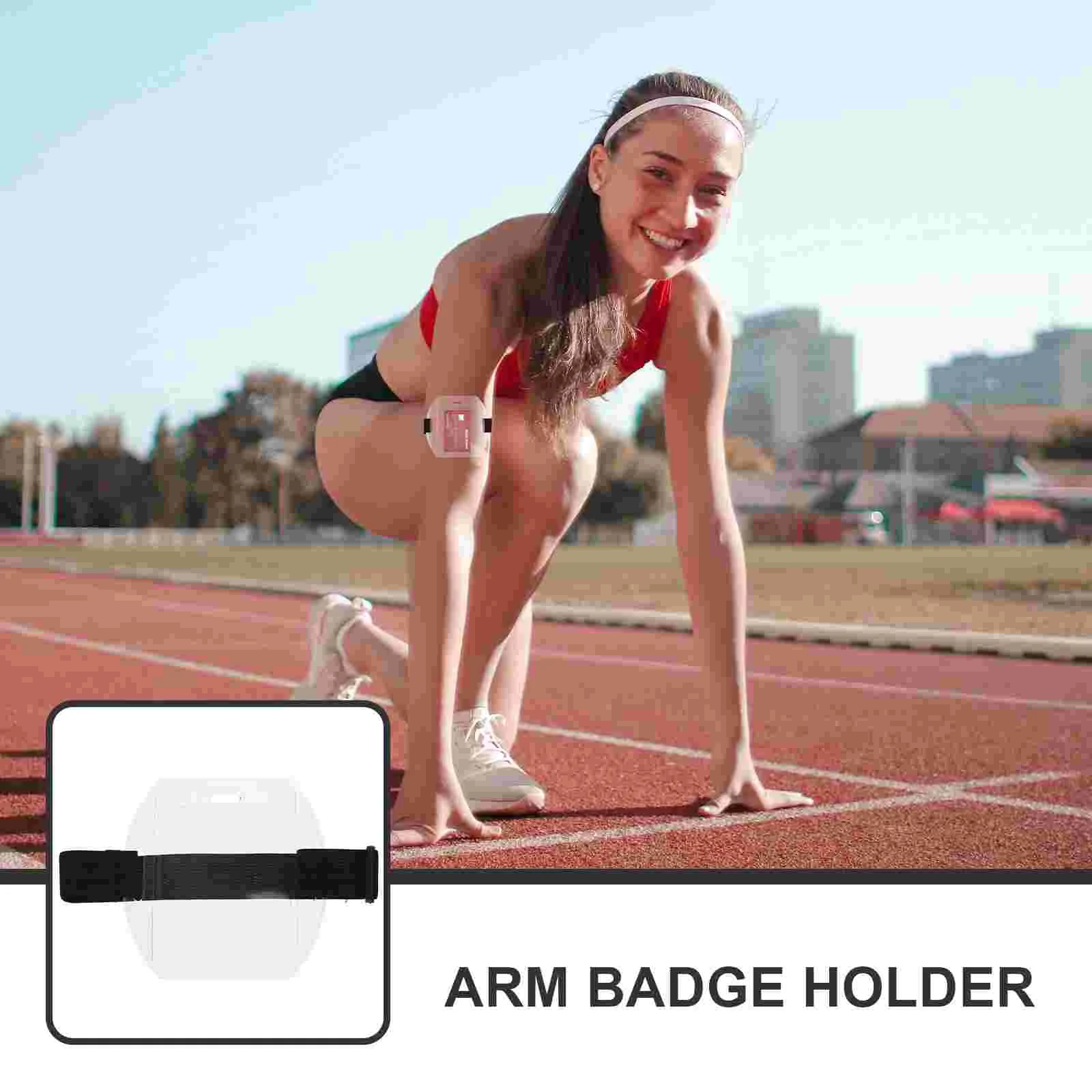 2Pcs Armband ID Cards Holder Arm Badge Holders Badge Storage Holders Cards Arm Protective Cover arm id badge holder