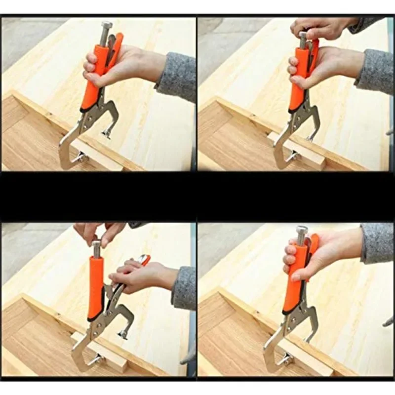 6/9/11/14/18-inch  Cabinets High Quality Grip Locking Plier Multi-Function Steel C Type Clip Vise Grip Woodworking Face Clamps view 4