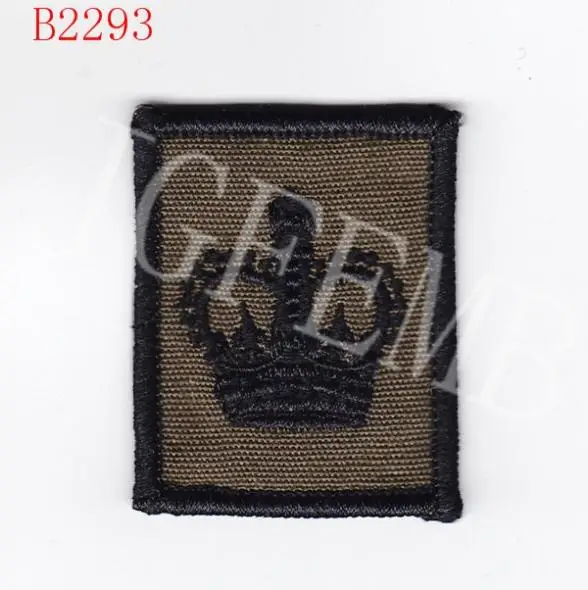 Green British Army MTP Hat Embroidery Patch