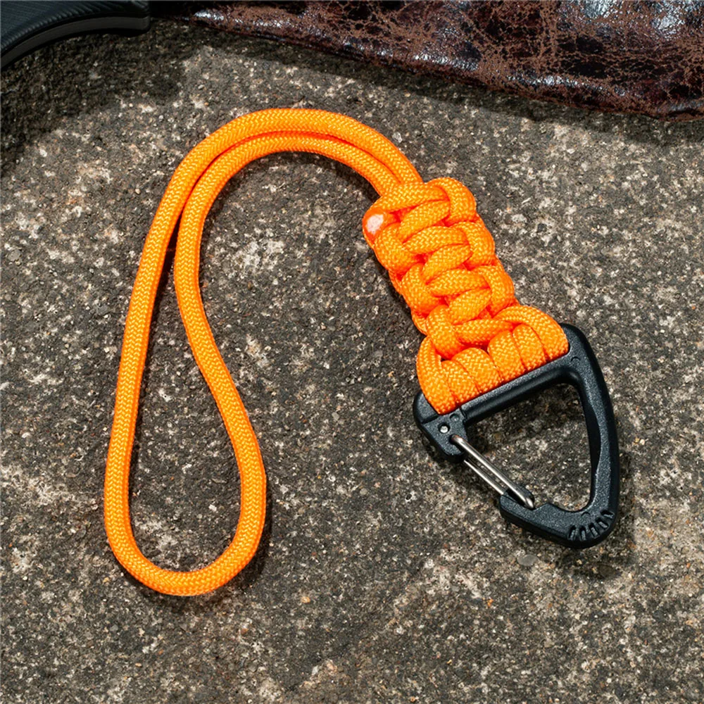 

Parachute Cord Camping Hiking Outdoor Tools High Strength Lanyard Keychain Paracord Key Ring