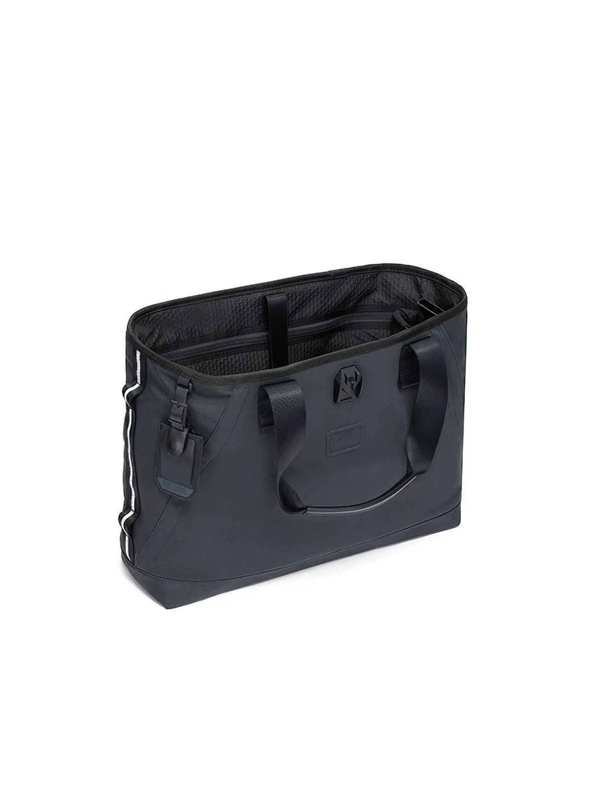 Men's Modern Briefcase - Lightweight Nylon Design Elegant Shoulder Bag, Stylish Black Tote Bag 232712