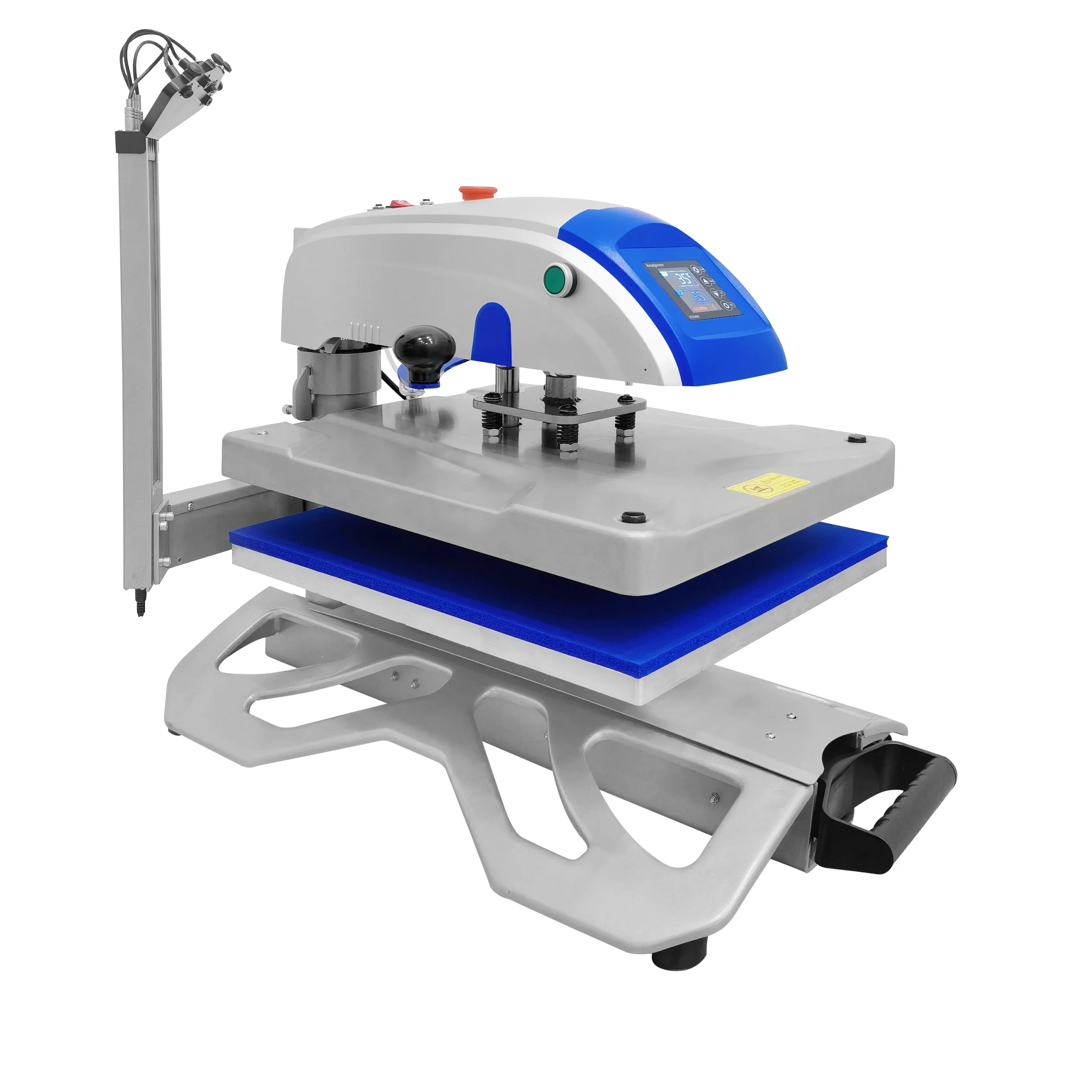 

16 x 20 Heat Press Swing Away on Stand Automatic Tshirt Press Machine Air Compressor for Pneumatic Heat Press Machine