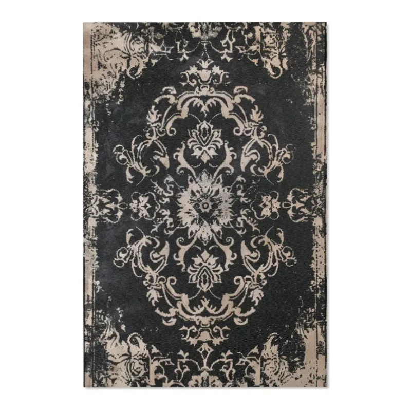 Dark Academia Haven Pattern Carpet Witchy Black Gothic Area Rug for Living Room Home Decoration Non Slip Washable Floor Mat