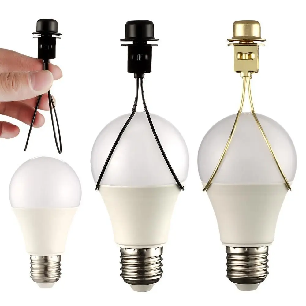 Fixed Lamp Decoration Table Lamp Accessories Light Bulb Clip Holder Adapter Lamp Shade Cap Supporting Iron