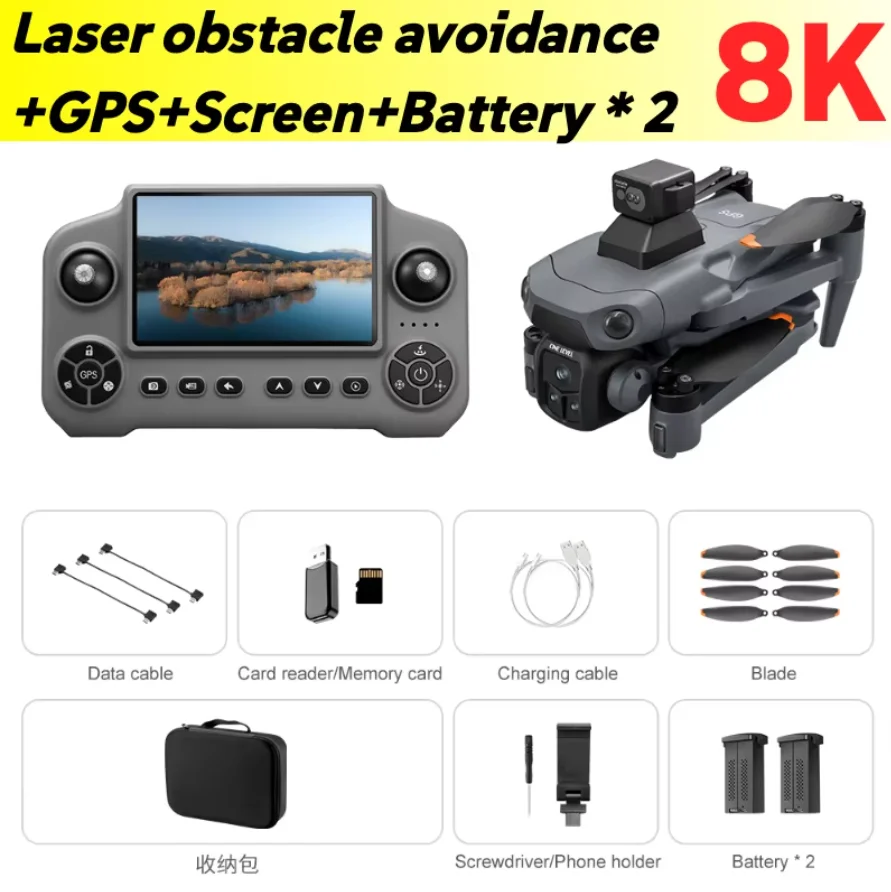 Lenovo GPS Drone V918 Max 4K Professionele HD Camera Fotografie Borstelloze Opvouwbare Quadcopter Laser Obstakelvermijding Drone