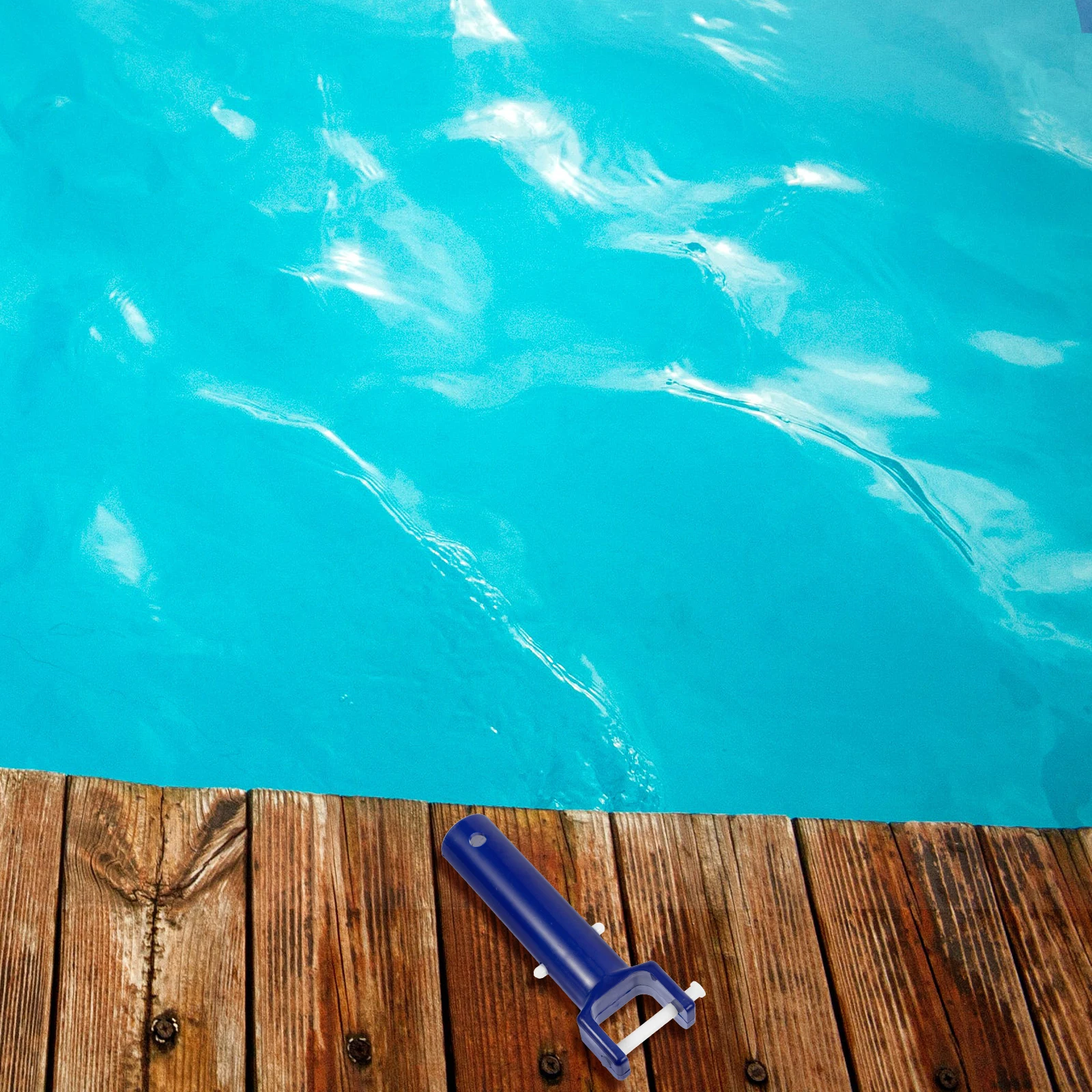 

Pool Cleaning Tool Universal Suction Head Handle Ergonomic Grip Long Lifespan Easy to Install Debris Cleaner Handle