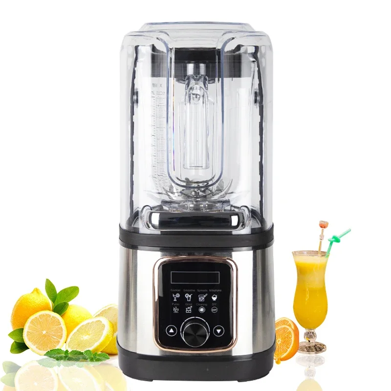 High Speed Industrial Commercial Blender 1500w With Sound Proof Blender