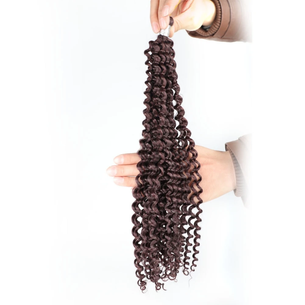 

Синтетическая волна воды, плетение крючком, 20-дюймовые синтетические пучки волос крючком, плетение омбре, водяные кудри, синтетические волосы