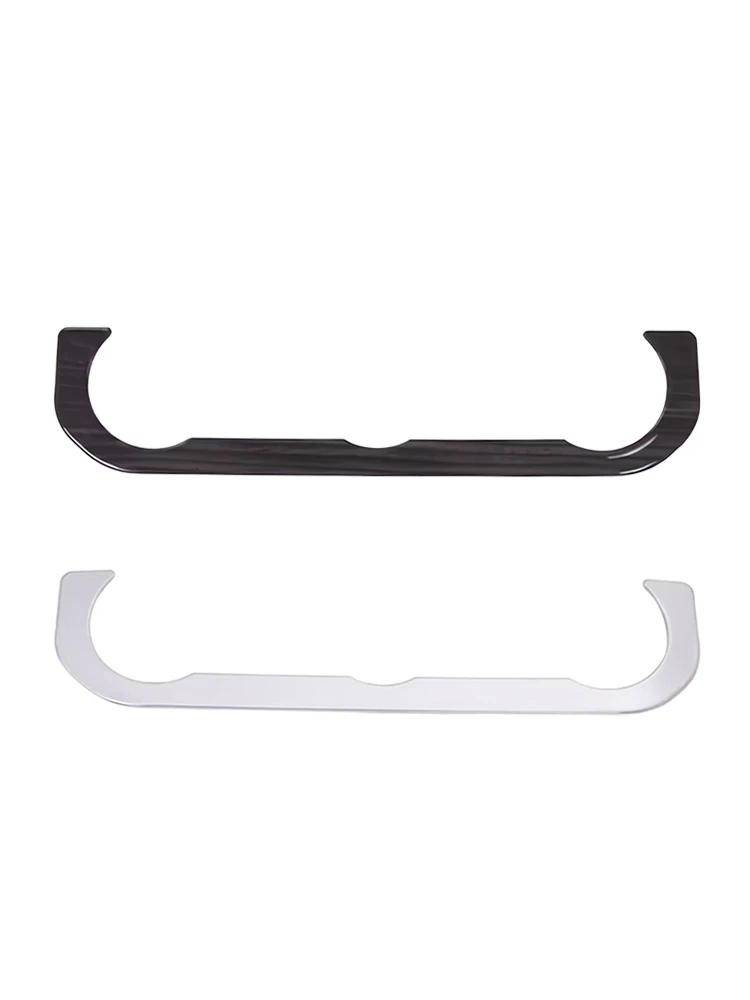 For Land Rover Discovery 4 2010 2011 2012 2013 2014 2015 2016 Car Interior Clock AC Panel Frame Trim