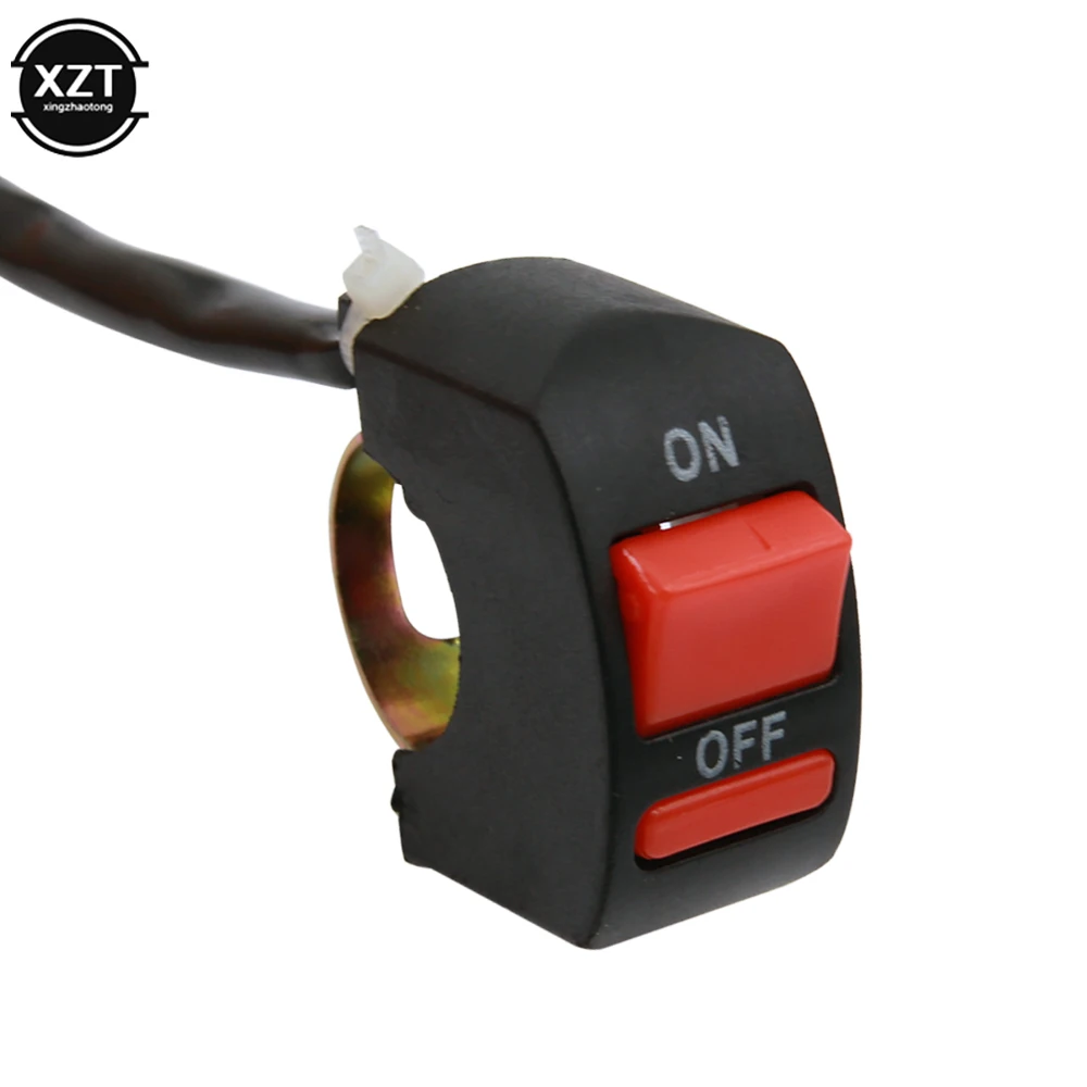 NEW Universal Motorcycle Handlebar Flameout Switch ON OFF Button for Moto Motor ATV Bike DC12V/10A Black Motorcycle accessories
