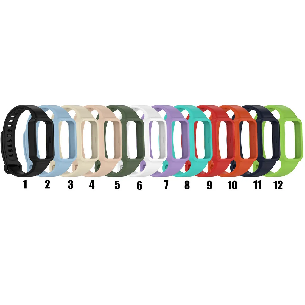 สายรัดซิลิโคนสําหรับ Redmi band 3 Xiaomi Smart Band 9 Active กันน้ํากีฬาสมาร์ทวอท์ชสายรัดข้อมือแฟชั่น