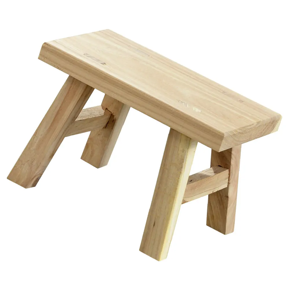 

Long Children's Stool Toddler Step Kids Portable Lightweight Wooden Footstool for Bathroom Bedroom Training for Kids