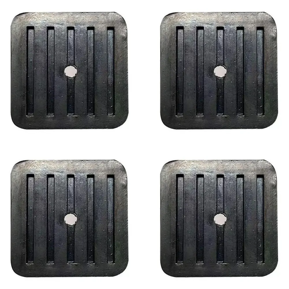 Rubber Anti Slip Anti Vibration Mount Pads 4 Pack for Air Conditioner Outdoor Units on Flat Surfaces Including Balcony Rooftop