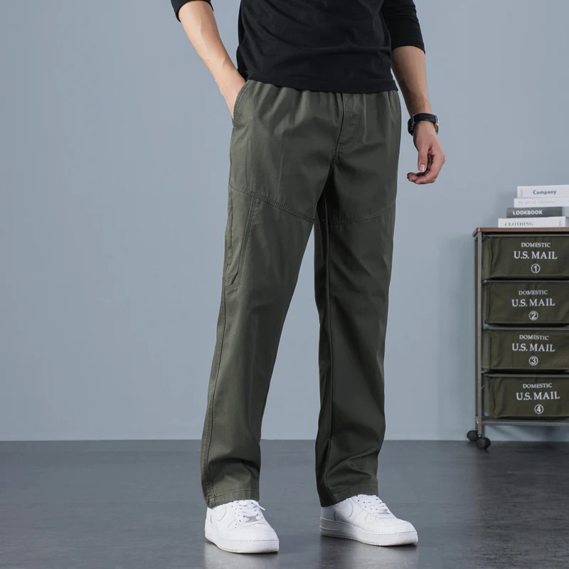 Autumn Pants Man Classic Casual Pants Mens Trousers Male Wide Tracksuit Spring Pants Men Large Size 5XL 6XL Oversize