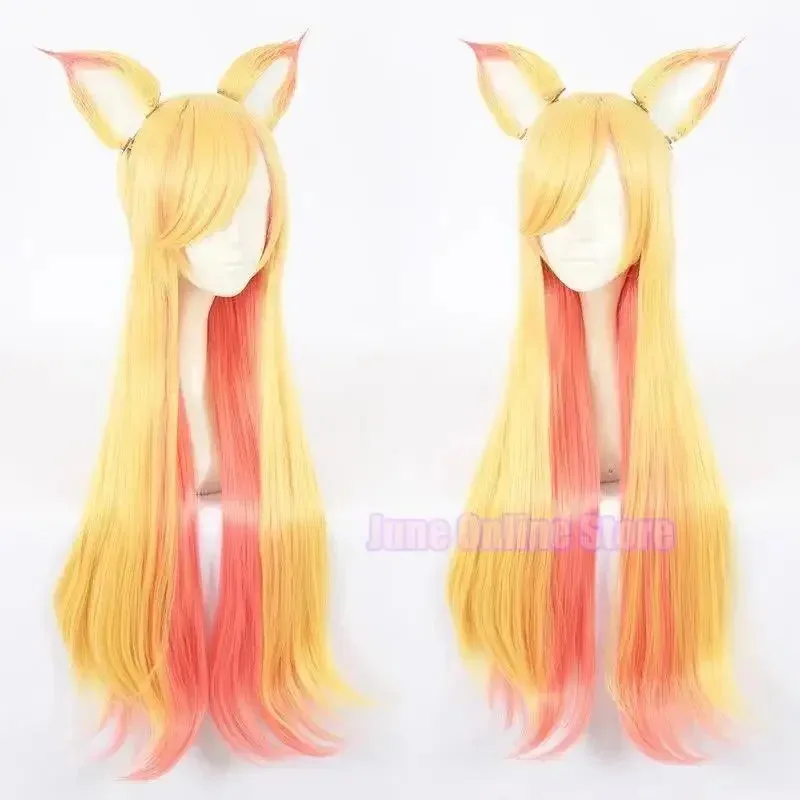 Game Anime Lol Star Guardian Ahri Cosplay Costumes Set Magic Girl The Nine-tailed Fox Cosplay Dress Full Set TOP Skirt