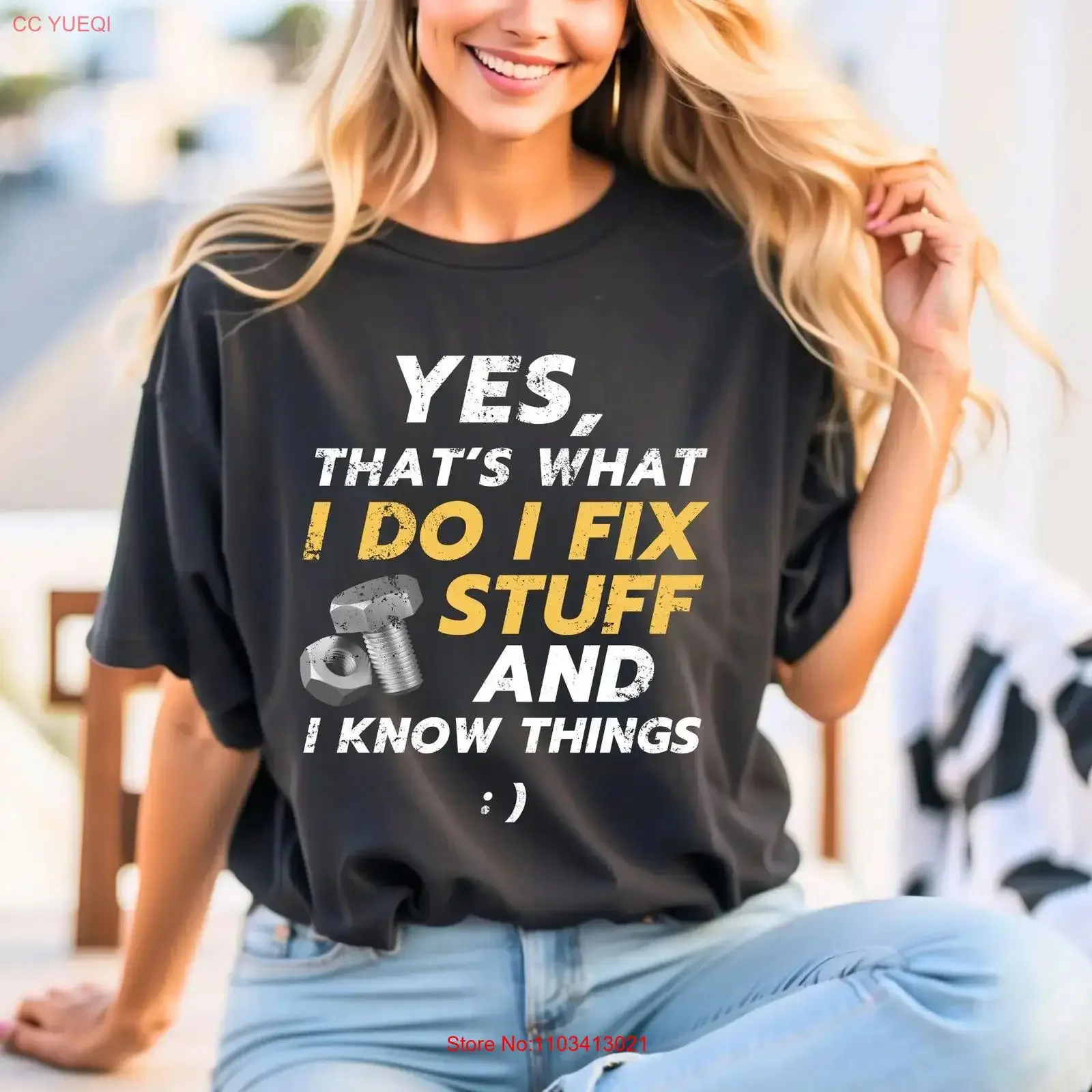 Футболка «Да, вот что я делаю, фиксую вещи и знаю вещи», забавная футболка «сделай сам», идеально подходящая для ручных механиков, фиксаторов, винтажная стирка