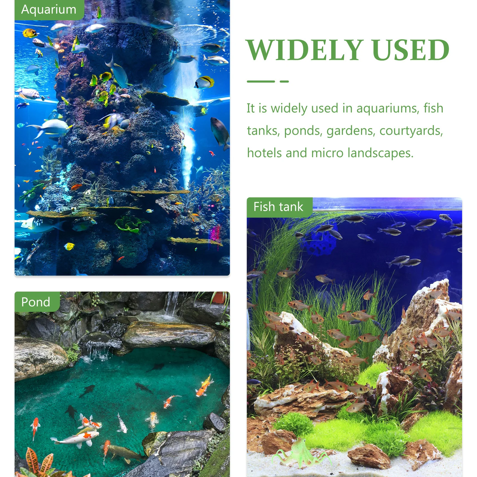 

Aquarium Night Glowing Octopus Ornament Lifelike Fish Tank Decoration Landscape Supply Aquarium Landscape Fish Tank Decor