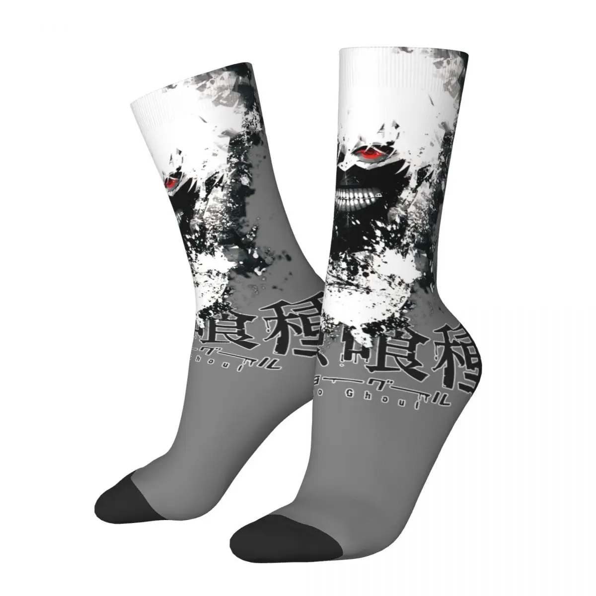 3D printing cosy Unisex Socks,Hip Hop Anime Tokyo Ghoul Interesting Four Seasons Socks