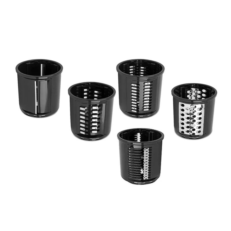 

HRBAJ-Stand Mixer Slicer/Chopper Attachment, Food Slicer Cheese Grater Attachment, Salad Maker Attachment (With 5 Blades)