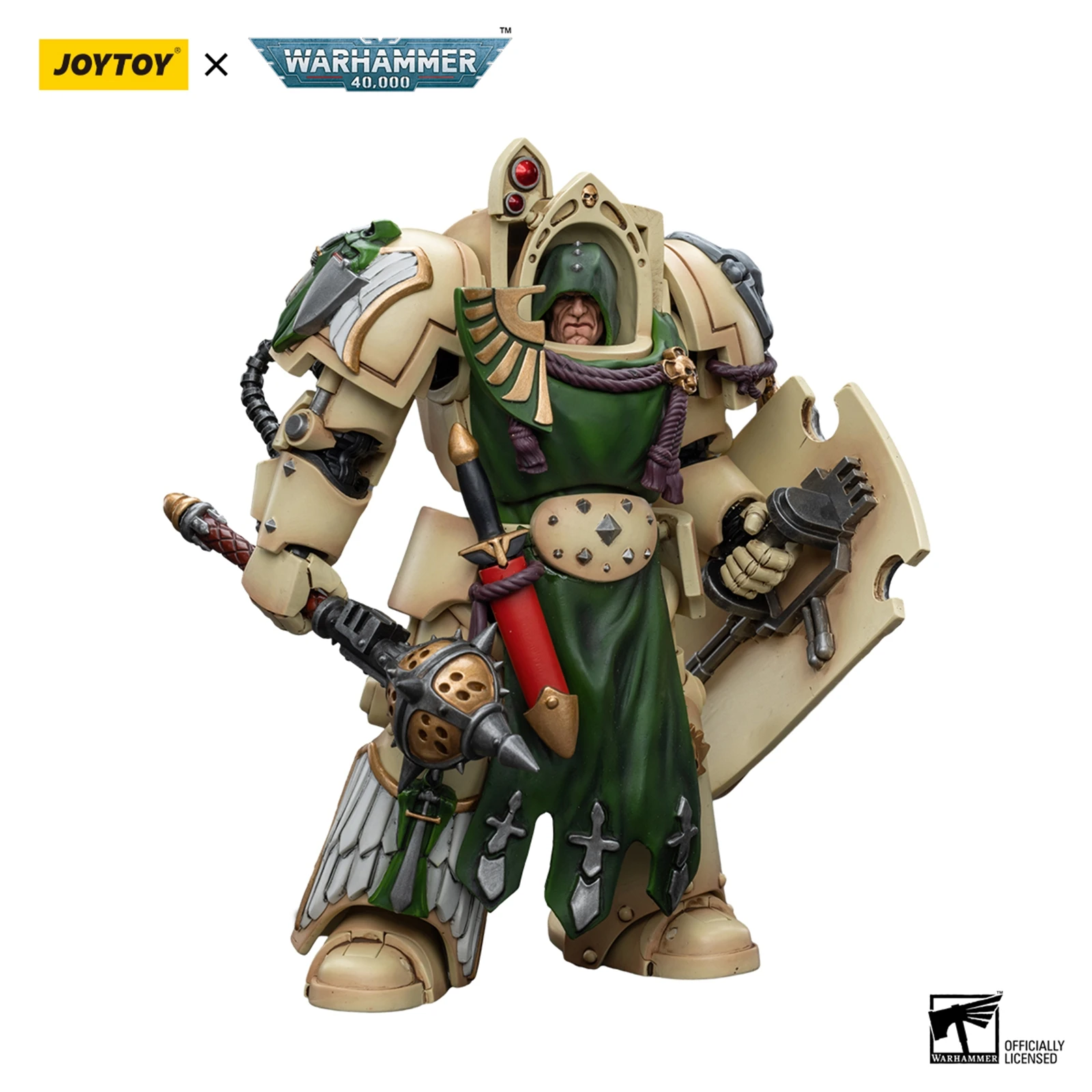 

JOYTOY Warhammer 40000 1/18 Action JT9206 Dark Angels Deathwing Knight with Mace of Absolution 1