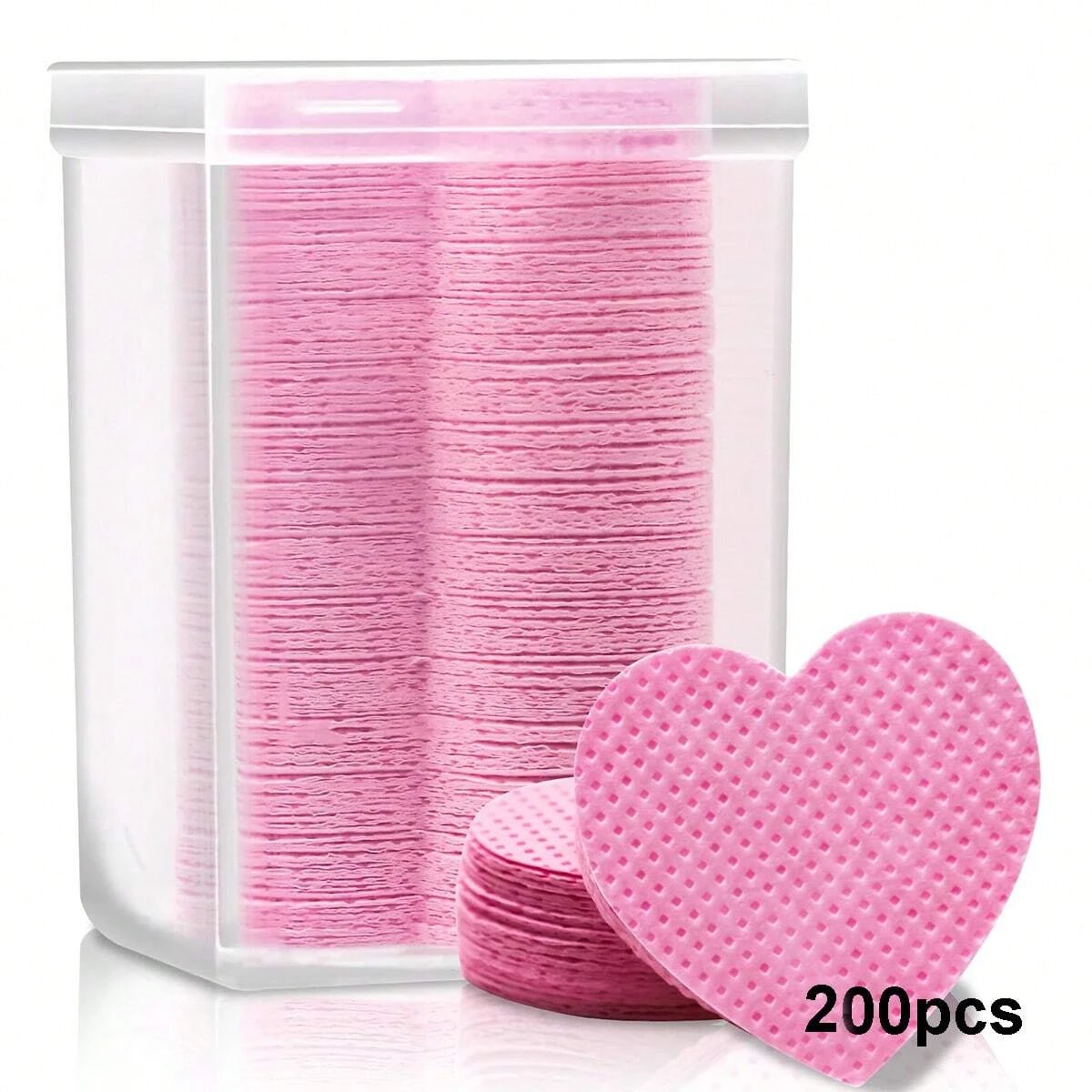 200 Pz/set Estensione Colla Salviette Panno Detergente Tessuto Non Tessuto Gel Per Unghie Polish Remover Dischetti di Cotone Senza Lint Salviette Per Unghie Ciglia