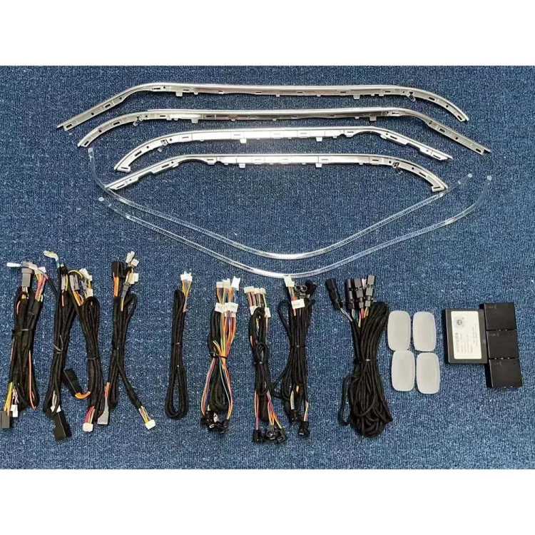 Car Interior Ambient LED Lights 64 Color Turbine Air Vent Atmosphere Light for GLC X253 W205 C-Class LED Light Car Accessories
