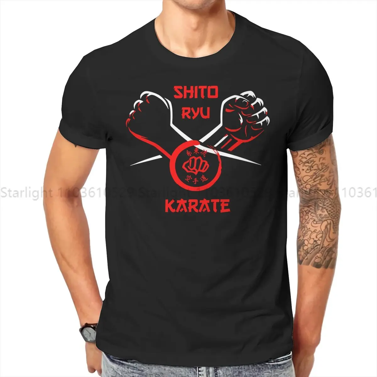 Kyokushin Karate Bushido Man TShirt Shito Ryu  Kumite Hands Fashion T Shirt Graphic Streetwear Hipster