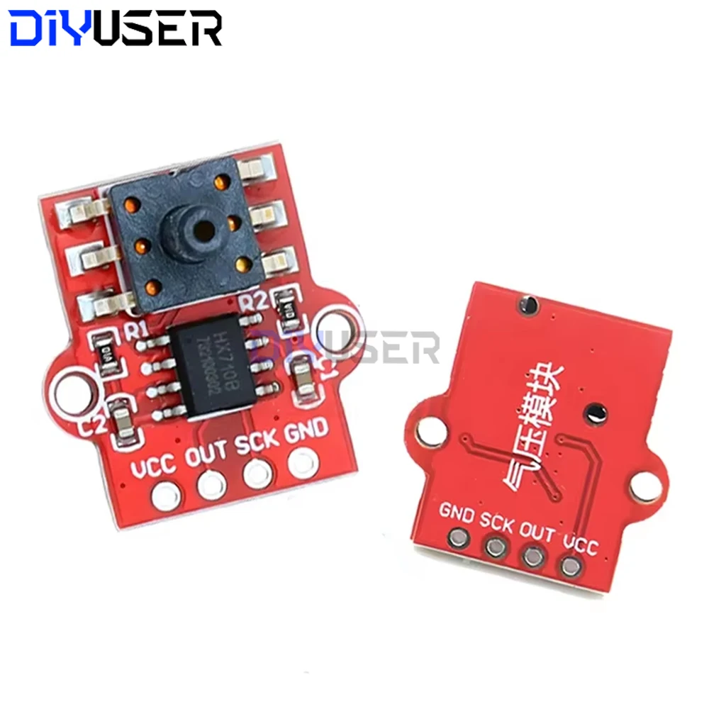 40KPa Digital Pressure Sensor & Flow Sensor Board, High Accuracy Water Level Sensor Module HX710B Chip