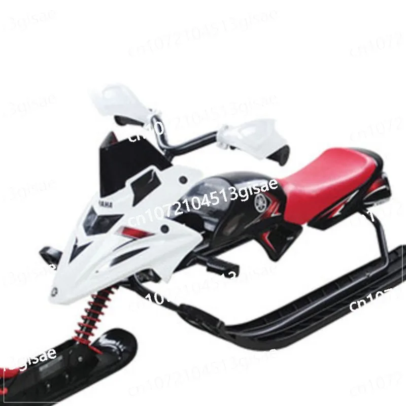 Outdoor Children's Snow Motorcycle With Brake Ice Bike Dog Pulling Sled Snow Plowing Ski Board Ski Bike