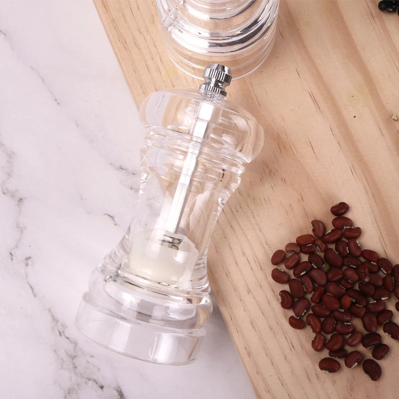 

Grinder Transparent Pepper Mill Manual Multi-purpose Seasoning Bottle Sichuan Pepper Cumin Pepper Spice Grinder Kitchen Tool