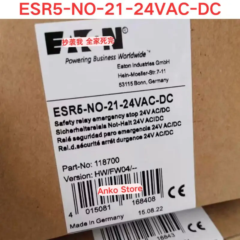 Brand-new  Original ESR5-NO-21-24VAC-DC safety relay